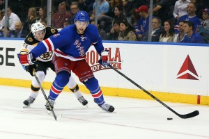 Defenseman Dylan McIlrath on the Ice (Anthony Gruppuso-USA TODAY Sports)