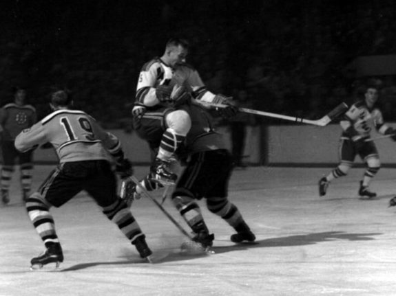 Eddie Shack of the New York Rangers