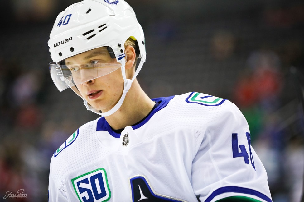 Elias Pettersson Vancouver Canucks