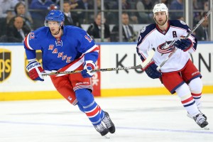 Now a blueshirt, Eric Staal made in indelible impact on the 'Canes (Brad Penner-USA TODAY Sports)