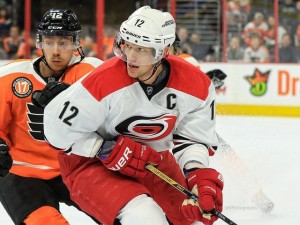 Ex-Carolina Hurricanes forward Eric Staal