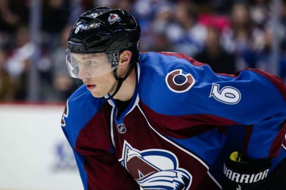 Colorado Avalanche defenseman Erik Johnson