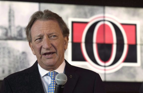 Ottawa Senators owner Eugene Melnyk-Senators' Postponements Starting to Pile Up