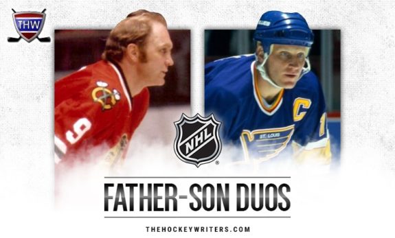 Brett Hull Bobby Hull