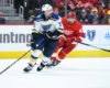 Faulk, Walker Score as Blues Beat Penguins 5-2