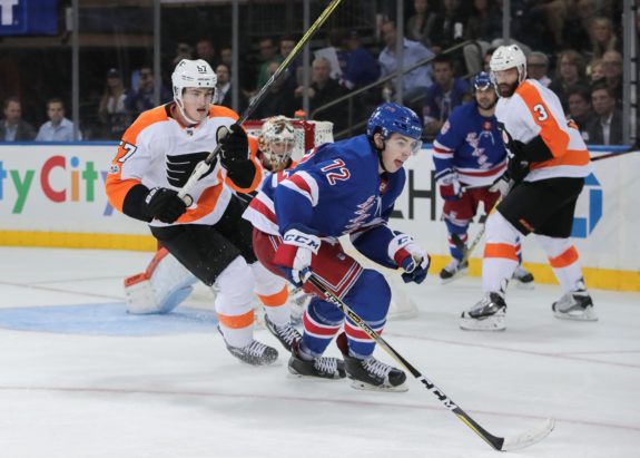 Chytil against the Philadelphia Flyers