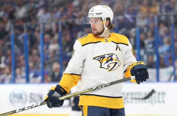 Predators left wing Filip Forsberg