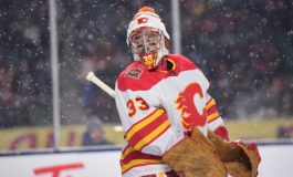 Flames' Crease is Becoming Rittich's