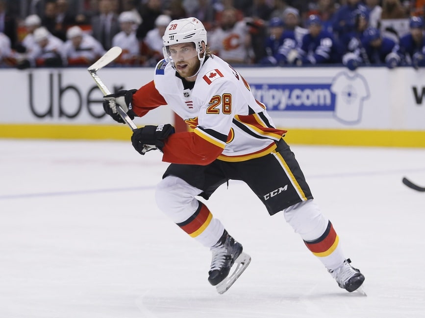Elias Lindholm emerged as the Calgary Flames' most lethal sniper