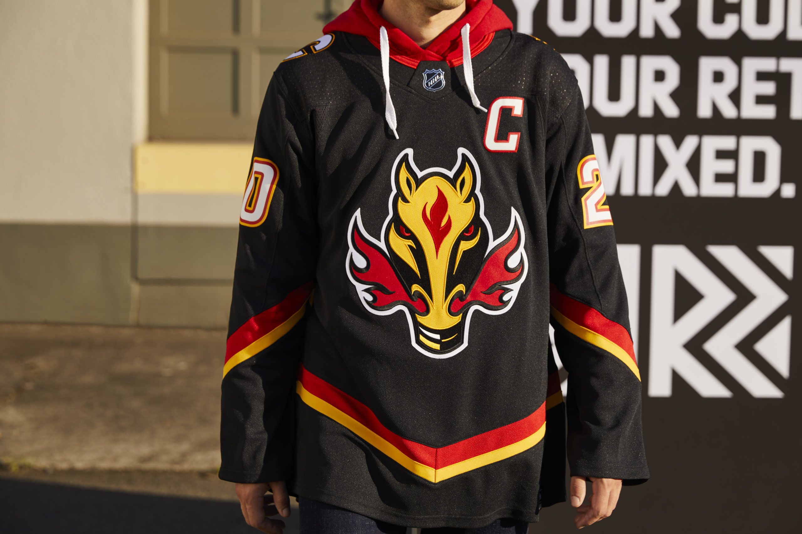 Going 'full retro': Calgary Flames officially unveil new jersey - Calgary
