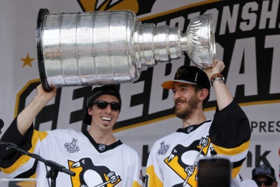 Marc-Andre Fleury and Matt Murray, former Pittsburgh Penguins