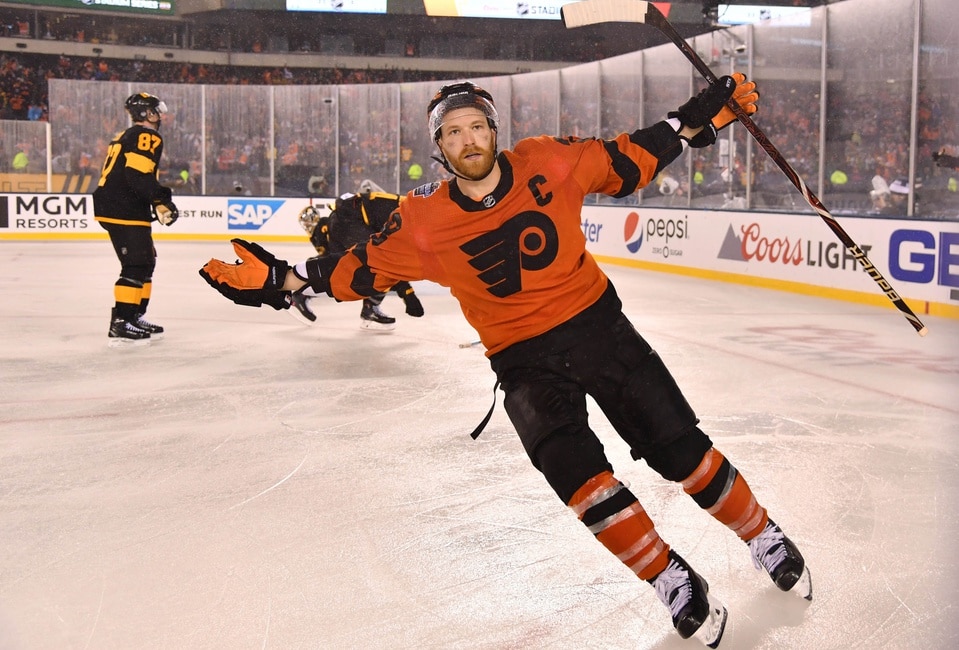 claude giroux first nhl goal