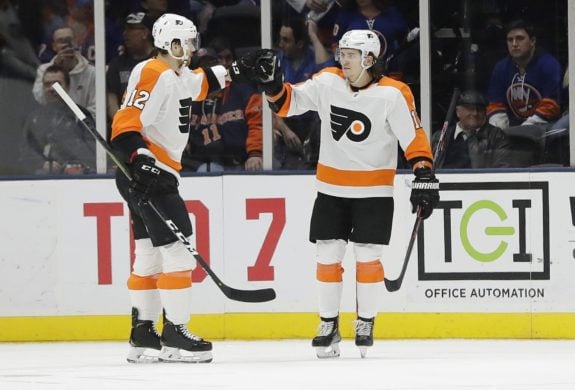 Philadelphia Flyers' Michael Raffl Travis Konecny