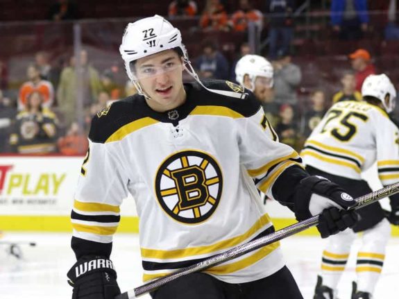 Boston Bruins: Frank Vatrano Trade Pros 