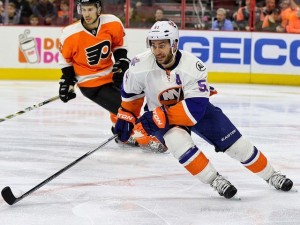 Nielsen is slotted to be the second line center, regardless of his face-off percentage (Amy Irvin/The Hockey Writers)