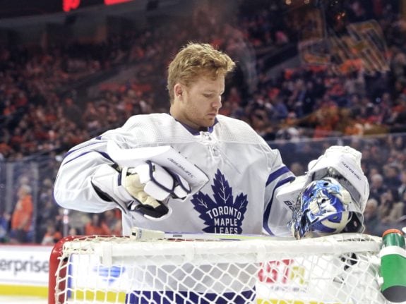 Frederik Andersen, former Toronto Maple Leaf