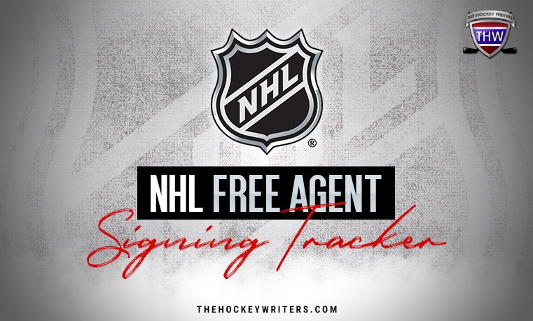 nhl signing tracker