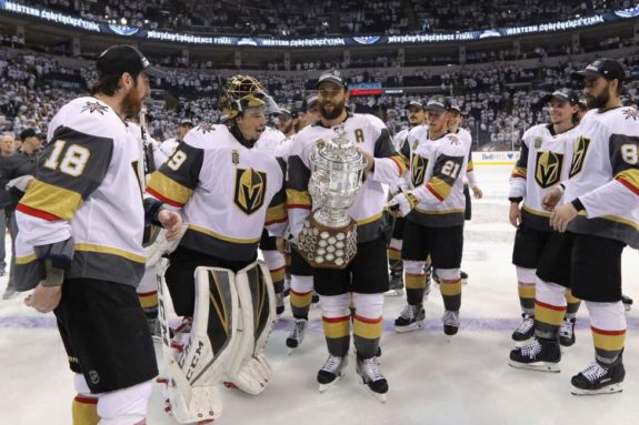 Vegas Golden Knights, Deryk Engelland, Marc-Andre Fleury