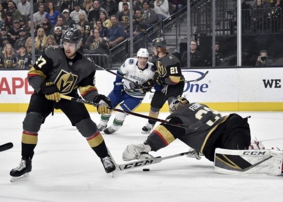 Vegas Golden Knights Marc-Andre Fleury Shea Theodore