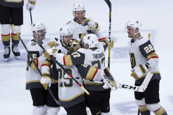 Vegas Golden Knights celebrate