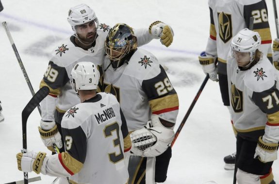 Marc-Andre Fleury, Alex Tuch, Brayden McNabb, William Karlsson