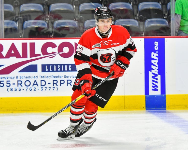 Islanders draft party comme si vous étiez à la table de sélection !!! Graeme-Clarke-Ottawa-67s-768x614