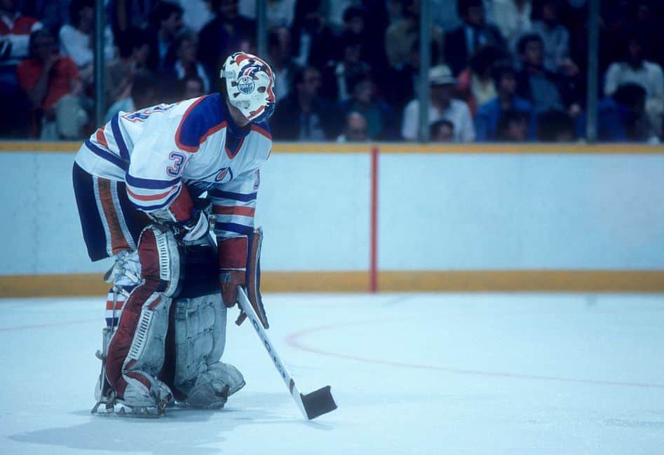 Goalie Grant Fuhr