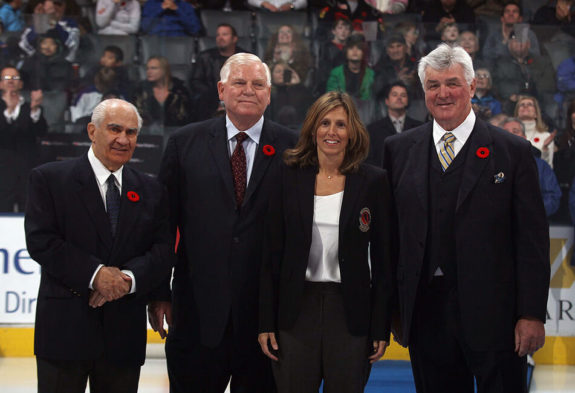 Jim Gregory Don Hay Cammi Granato Pat Quinn Hockey Hall of Fame