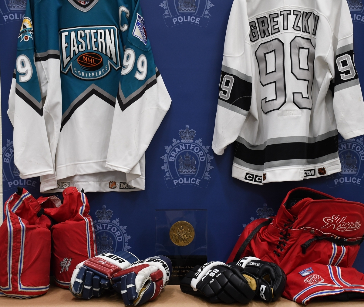 Wayne Gretzky memorabilia compilation