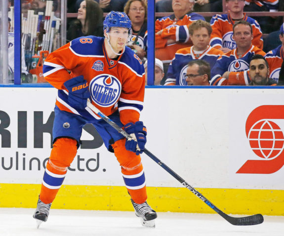 Griffin Reinhart while with the Oilers