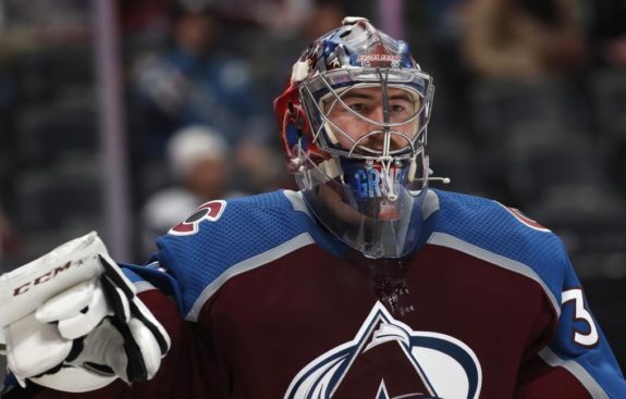 Philipp Grubauer has played big in net for the Colorado Avalanche.