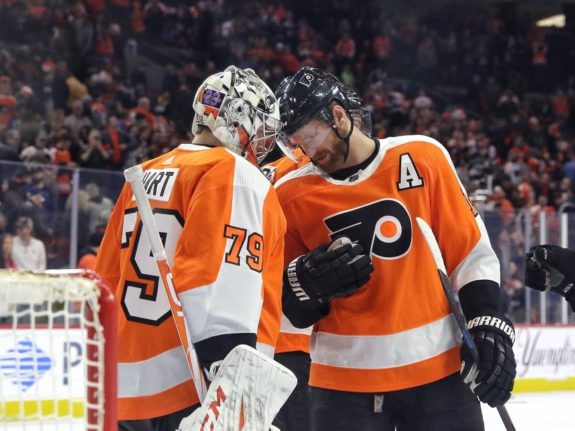 Carter Hart Sean Couturier Philadelphia Flyers