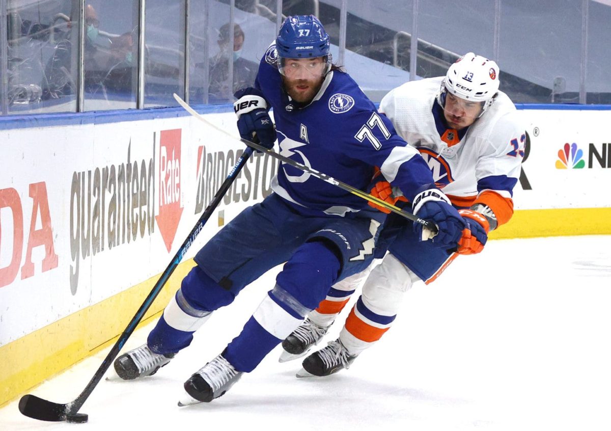 Victor Hedman Tampa Bay Lightning Mathew Barzal New York Islanders