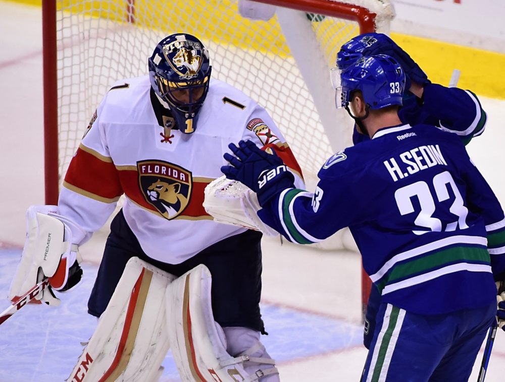 Roberto Luongo Vancouver Canucks Blue Reebok Premier Jersey