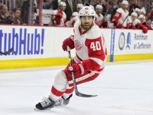 Captain Henrik Zetterberg of the Detroit Red Wings.