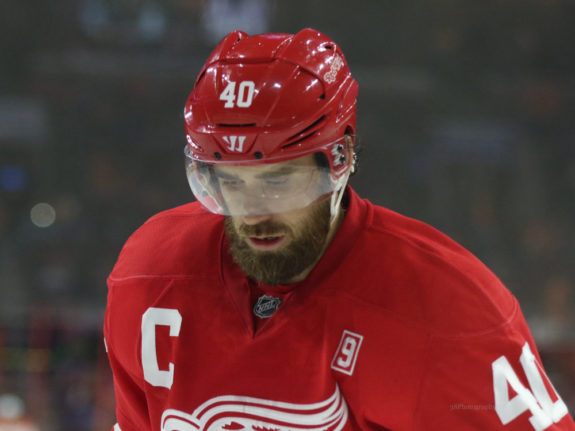 Henrik Zetterberg of the Detroit Red Wings.