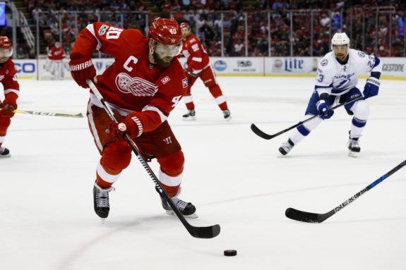 Henrik Zetterberg of the Detroit Red Wings.