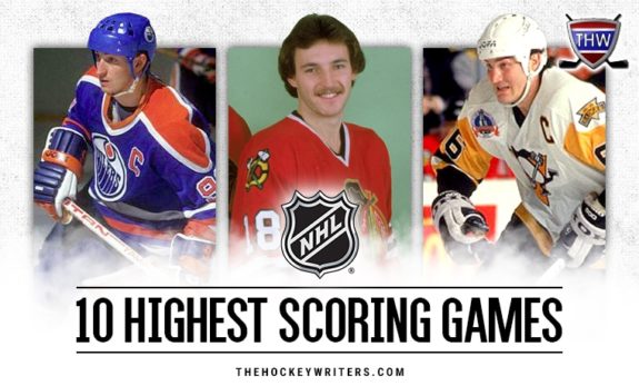 10 highest scoring games in the modern NHL (1967-present)