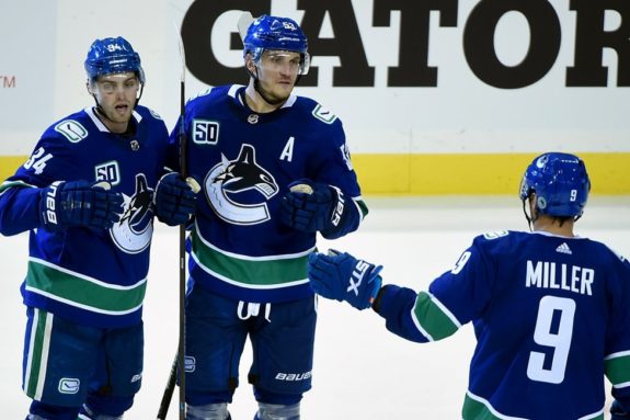 Vancouver Canucks Bo Horvat Josh Teves J.T. Miller