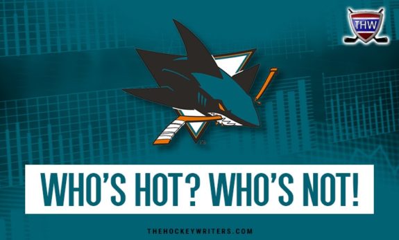 San Jose Sharks Stock Watch Who's Hot? Who's Not!