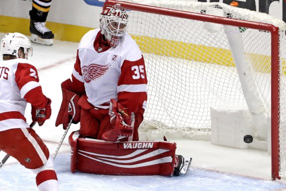 Jimmy Howard of the Detroit Red Wings.