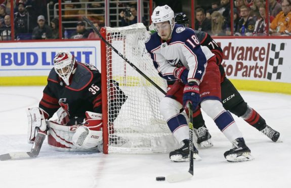 Curtis McElhinney, Pierre-Luc Dubois