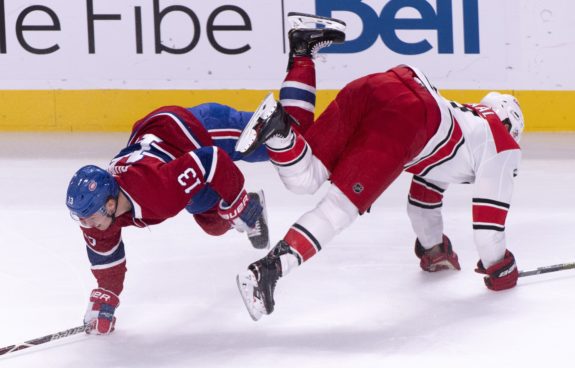 Canadiens Max Domi Hurricanes Jordan Staal