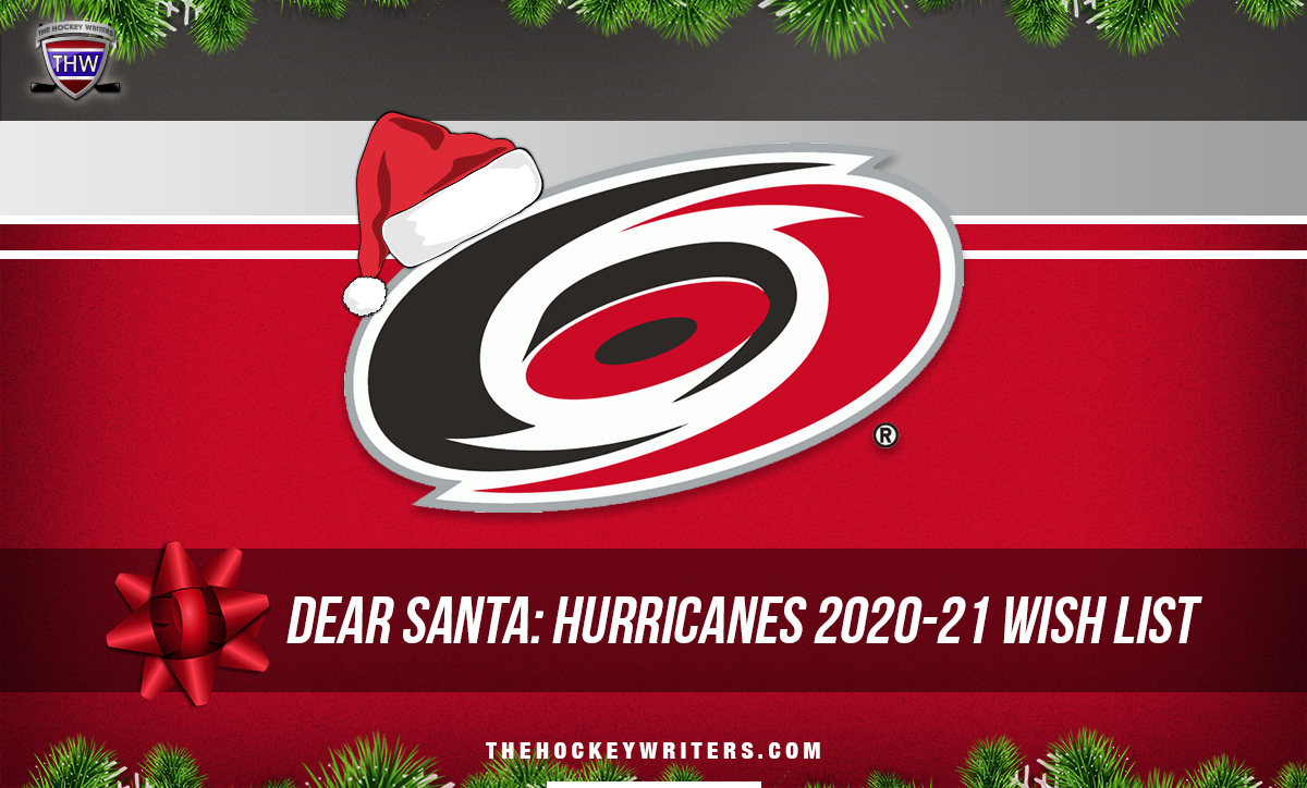 Dear Santa' Carolina Hurricanes' Wish List for the 2020-21 Season