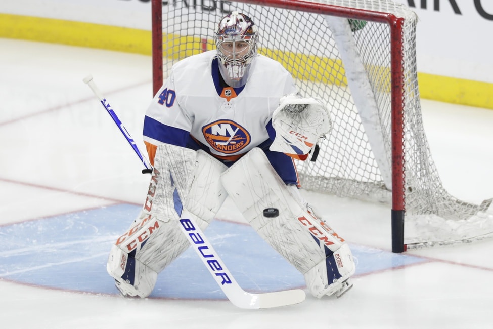 WATCH: Islanders Varlamov Robs Golden Knights Smith With Paddle