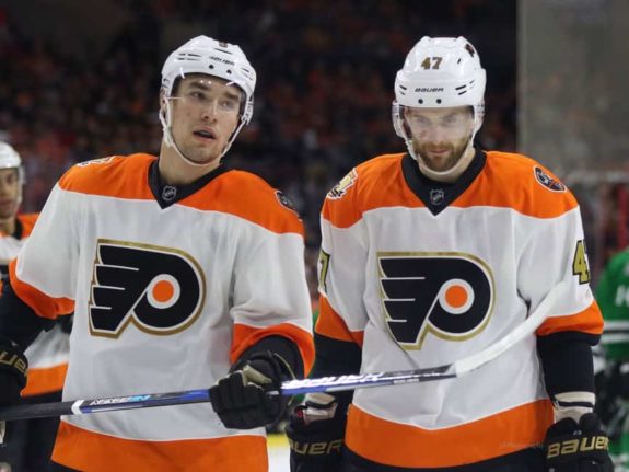 Ivan Provorov Andrew MacDonald Flyers