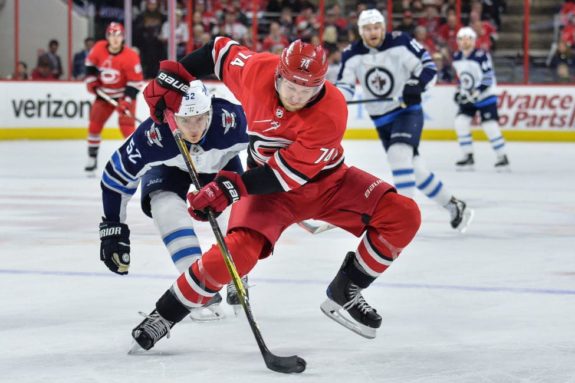 Hurricanes Defenceman Jaccob Slavin