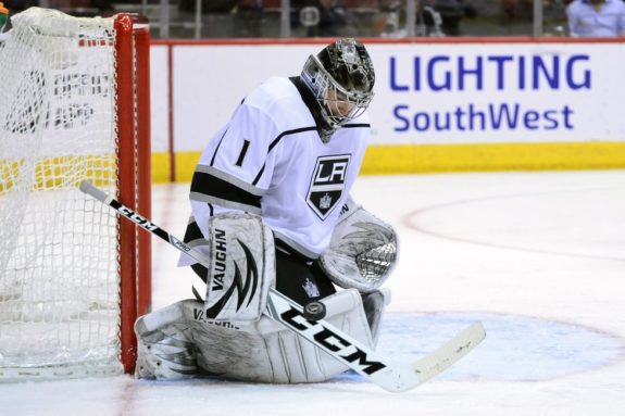 Kings goalie Jack Campbell