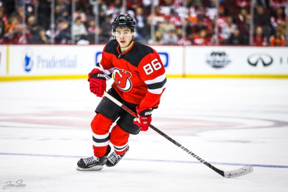 Jack Hughes New Jersey Devils