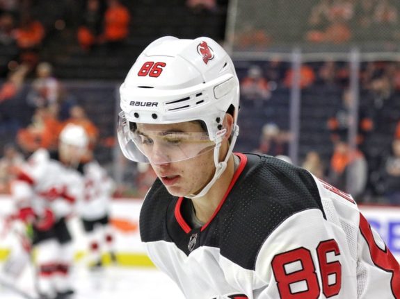 Jack Hughes New Jersey Devils